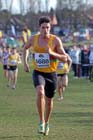 Ricky Stevenson  (North East) in the Senior Mens McCain Inter Counties Cross Country, Cofton Park, Birmingham.